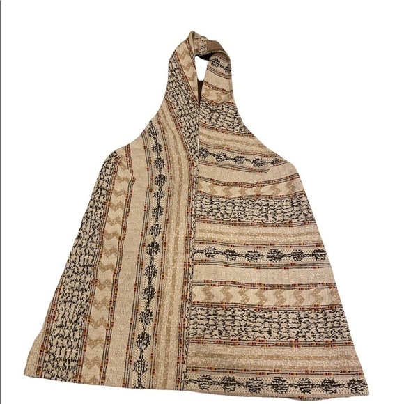 Anthropologie Leanne Jacquard Halter Tank - Picture 5 of 6